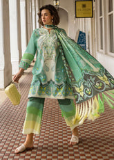 Mushq La Dolce Hemline Embroidered Lawn Suits Unstitched 3 Piece - MQ25LDH 5B ARIELA